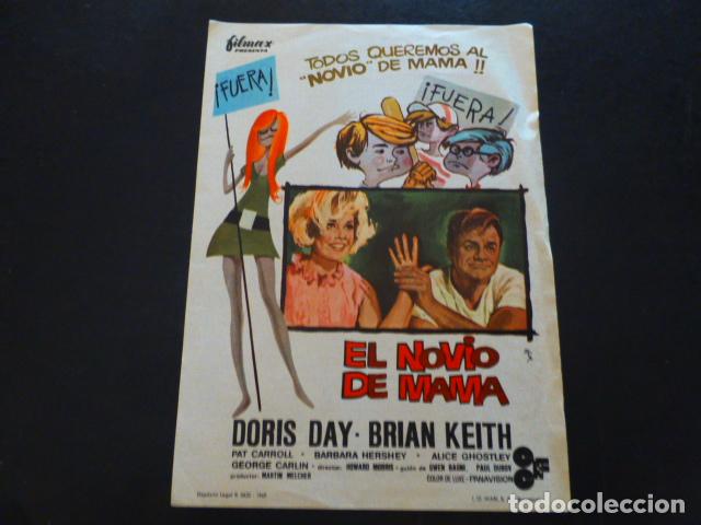 Cine: EL NOVIO DE MAMA PROGRAMA DE MANO SIN PUBLICIDAD - Foto 1