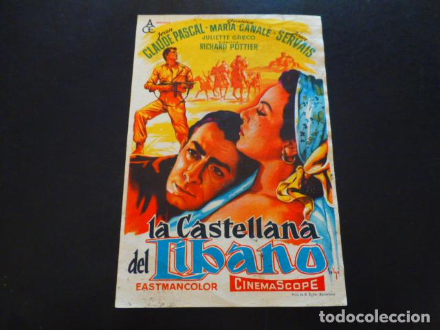 Cine: LA CASTELLANA DEL LIBANO PROGRAMA DE MANO SIN PUBLICIDAD - Foto 1