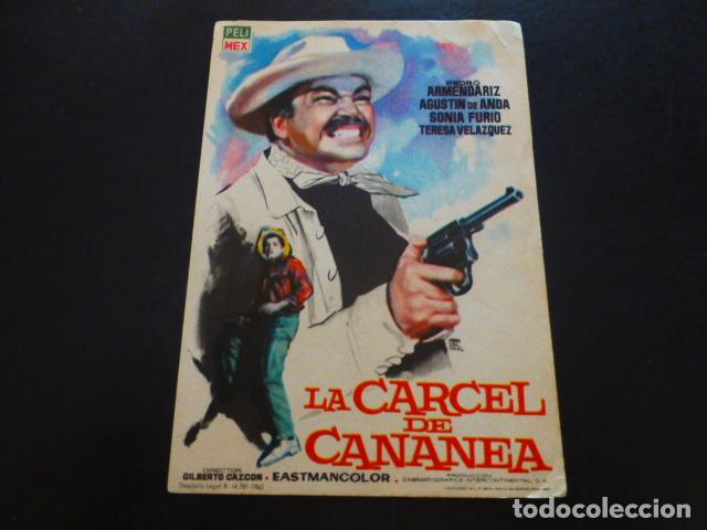 Cine: LA CARCEL DE CANANEA PROGRAMA DE MANO SIN PUBLICIDAD - Foto 1