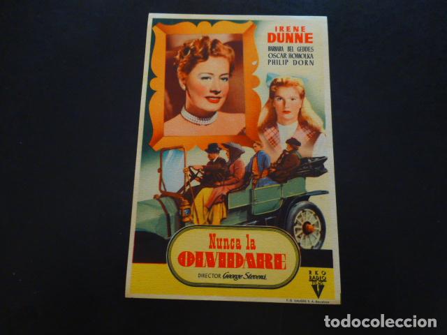 Cine: NUNCA LA OLVIDAR&Eacute; PROGRAMA DE MANO SIN PUBLICIDAD - Foto 1