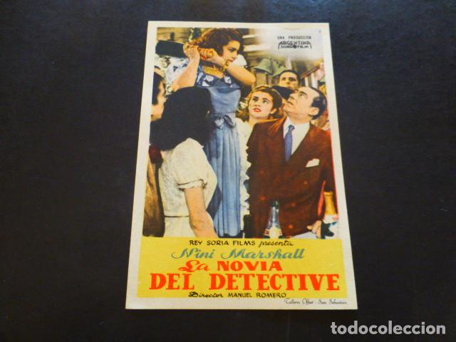 Cine: LA NOVIA DEL DETECTIVE PROGRAMA DE MANO SIN PUBLICIDAD - Foto 1