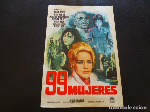 Cine: 99 MUJERES PROGRAMA DE MANO SIN PUBLICIDAD - Foto 1