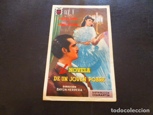 Cine: LA NOVELA DE UN JOVEN POBRE PROGRAMA DE MANO SIN PUBLICIDAD - Foto 1