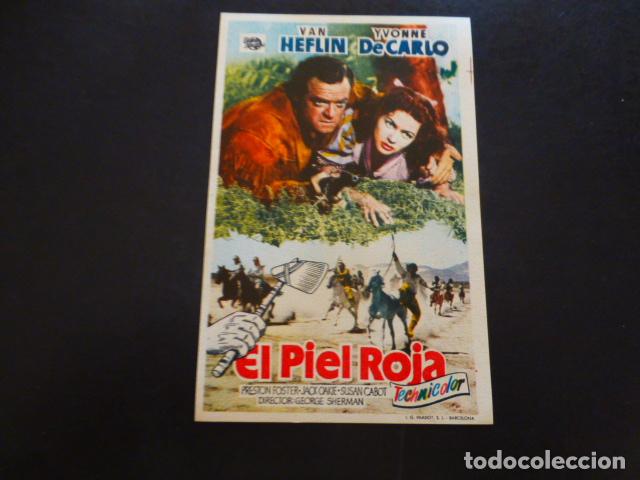 Cine: EL PIEL ROJA PROGRAMA DE MANO SIN PUBLICIDAD - Foto 1