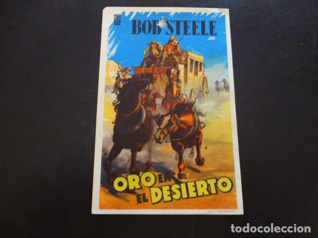 Cine: ORO EN EL DESIERTO PROGRAMA DE MANO SIN PUBLICIDAD - Foto 1