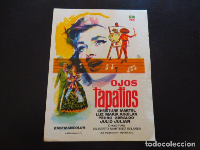 Cine: OJOS TAPATIOS PROGRAMA DE MANO SIN PUBLICIDAD - Foto 1