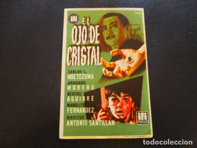 Cine: EL OJO DE CRISTAL PROGRAMA DE MANO SIN PUBLICIDAD - Foto 1