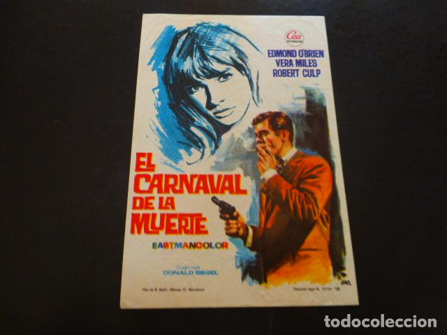Cine: EL CARNAVAL DE LA MUERTE PROGRAMA DE MANO SIN PUBLICIDAD - Foto 1