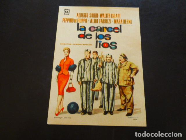 Cine: LA CARCEL DE LOS LIOS PROGRAMA DE MANO SIN PUBLICIDAD - Foto 1