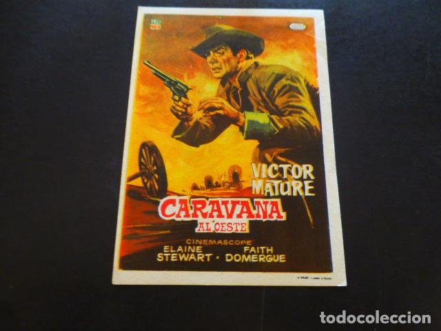 Cine: CARAVANA AL OESTE PROGRAMA DE MANO SIN PUBLICIDAD - Foto 1