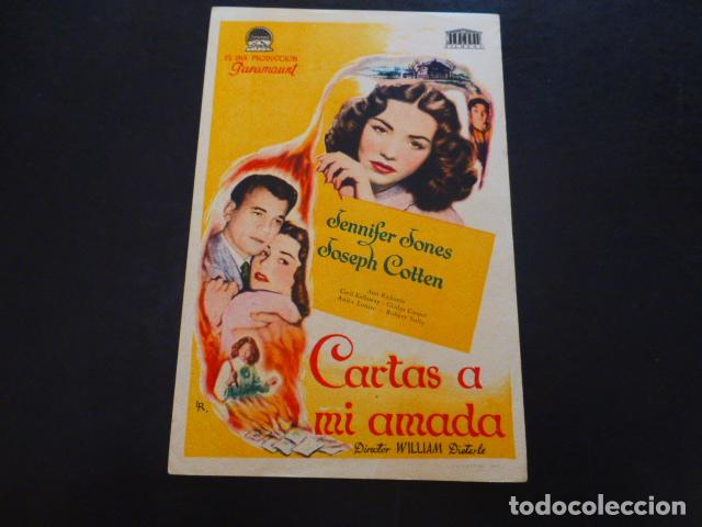 Cine: CARTAS A MI AMADA PROGRAMA DE MANO SIN PUBLICIDAD - Foto 1