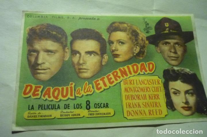 Cine: programa de aqui a la eternidad burt lancaster publicidad - Foto 1