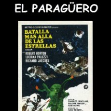 Cine: FOLLETO DE MANO ORIGINAL AÑO 1969 BATALLA MAS ALLA DE LAS ESTRELLAS. Lote 359150800