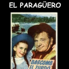 Cine: FOLLETO DE MANO ORIGINAL AÑO 1946 BASCOMB EL ZURDO. Lote 359150825