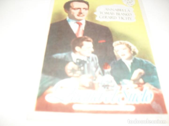 Cine: programa de mano sencillo,sin texto publicitario.titulo: QUEMA EL SUELO( ANNABELLA). - Foto 1