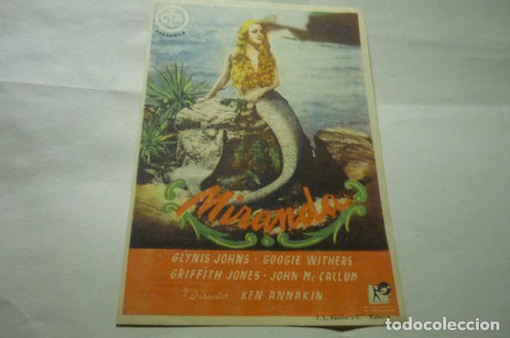 Cine: programa miranda.-glynis johns publicidad sur cinema- mislata - Foto 1