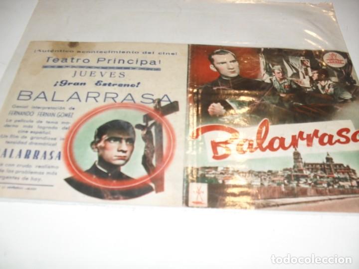  Flyers Publicitaires de films Anciens: programa de mano DOBLE,con texto publicitario.titulo:BALARRASA(FERNANDO FERNAN GOMEZ)
