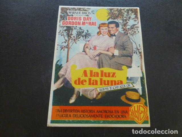 Cine: A LA LUZ DE LA LUNA PROGRAMA DE MANO SIN PUBLICIDAD - Foto 1