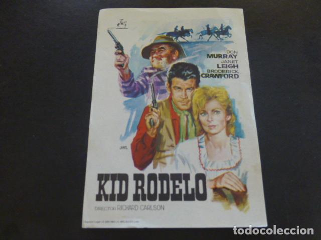 Cine: KID RODELO PROGRAMA DE MANO SIN PUBLICIDAD - Foto 1