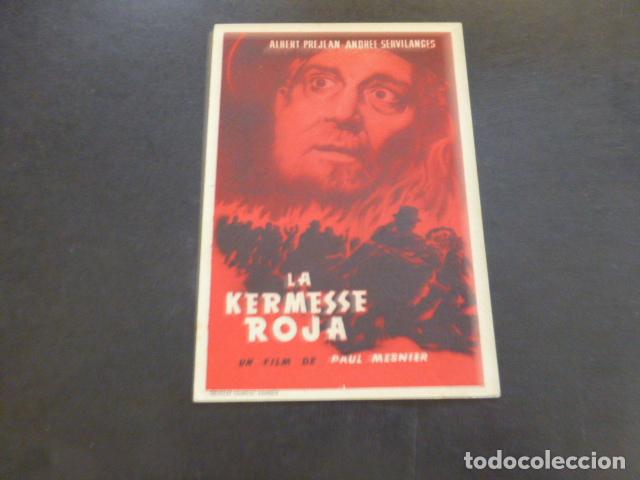 Cine: LA KERMESSE ROJA PROGRAMA DE MANO SIN PUBLICIDAD - Foto 1