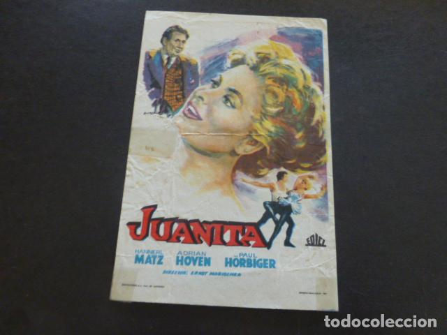 Cine: JUANITA PROGRAMA DE MANO SIN PUBLICIDAD - Foto 1
