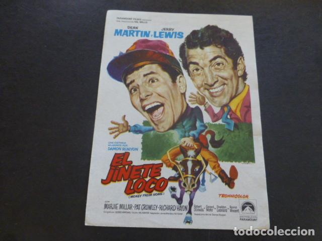 Cine: EL JINETE LOCO PROGRAMA DE MANO SIN PUBLICIDAD - Foto 1