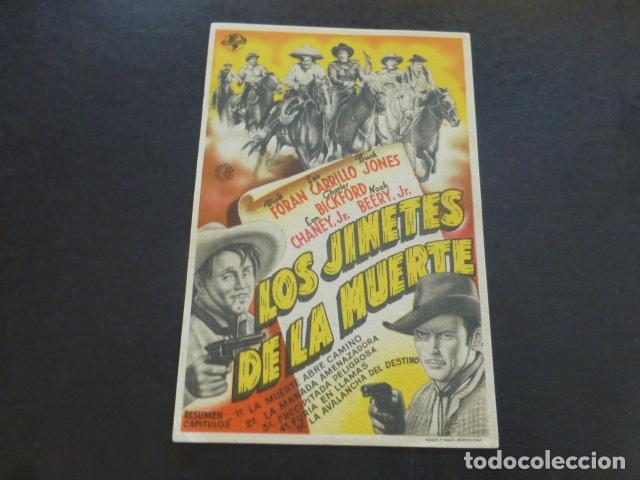 Cine: LOS JINETES DE LA MUERTE PROGRAMA DE MANO SIN PUBLICIDAD - Foto 1