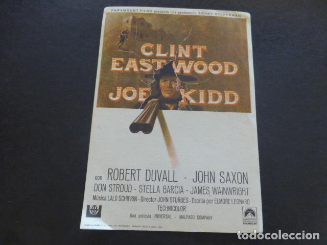 Cine: JOE KIDD PROGRAMA DE MANO SIN PUBLICIDAD - Foto 1