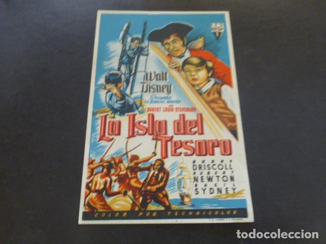 Cine: LA ISLA DEL TESORO PROGRAMA DE MANO SIN PUBLICIDAD - Foto 1