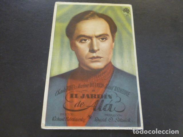 Cine: EL JARDIN DE ALA PROGRAMA DE MANO SIN PUBLICIDAD - Foto 1