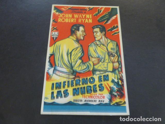 Cine: INFIERNO EN LAS NUBES PROGRAMA DE MANO SIN PUBLICIDAD - Foto 1