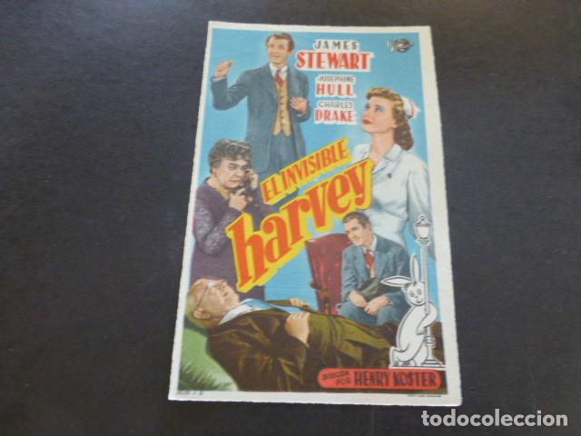 Cine: EL INVISIBLE HARVEY PROGRAMA DE MANO SIN PUBLICIDAD - Foto 1