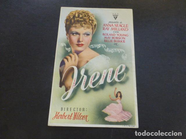Cine: IRENE PROGRAMA DE MANO SIN PUBLICIDAD - Foto 1