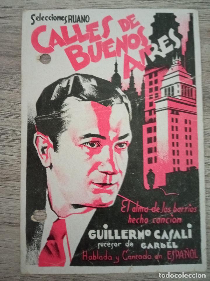 Cine: CALLES DE BUENOS AIRES - Foto 1