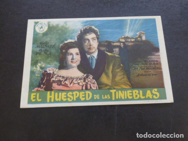 Cine: EL HUESPED DE LAS TINIEBLAS PROGRAMA DE MANO SIN PUBLICIDAD - Foto 1