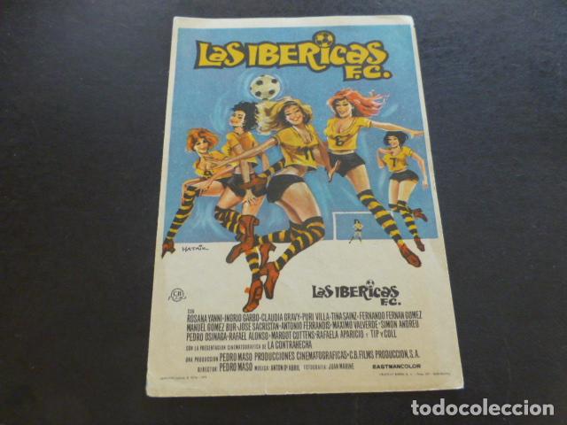Cine: LAS IBERICAS F. C. PROGRAMA DE MANO SIN PUBLICIDAD - Foto 1