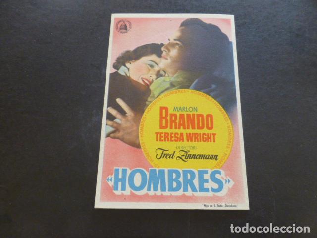 Cine: HOMBRES PROGRAMA DE MANO SIN PUBLICIDAD - Foto 1