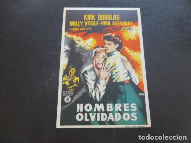 Cine: HOMBRES OLVIDADOS PROGRAMA DE MANO SIN PUBLICIDAD - Foto 1