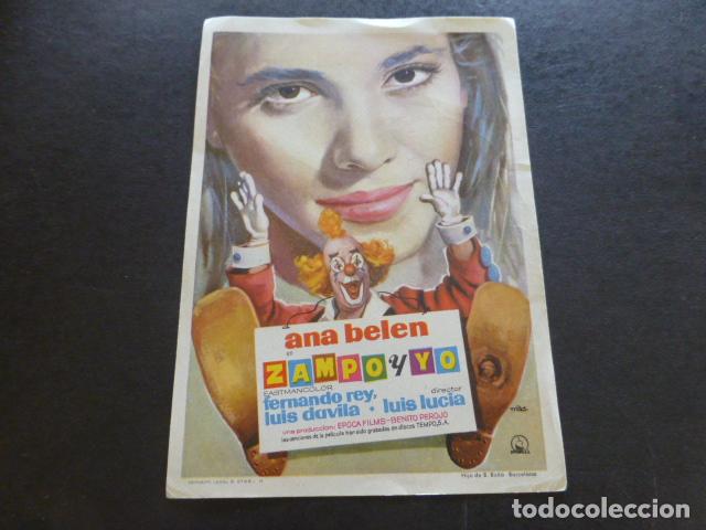 Cine: ZAMPO Y YO PROGRAMA DE MANO SIN PUBLICIDAD - Foto 1