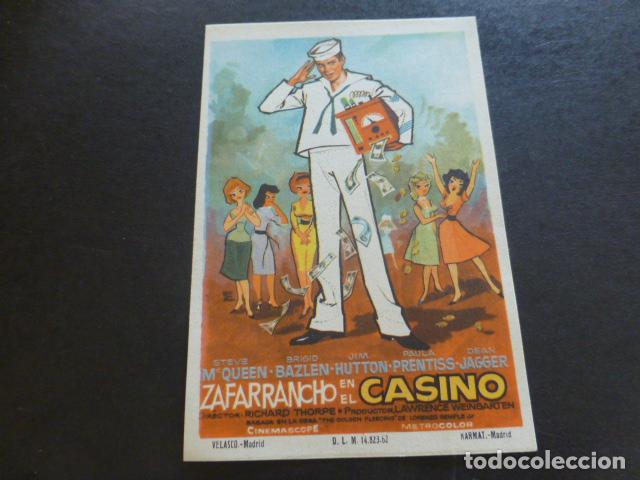 Cine: ZAFARRANCHO EN EL CASINO PROGRAMA DE MANO SIN PUBLICIDAD - Foto 1