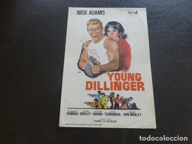 Cine: YOUNG DILLINGER PROGRAMA DE MANO SIN PUBLICIDAD - Foto 1