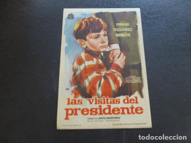 Cine: LAS VISITAS DEL PRESIDENTE PROGRAMA DE MANO SIN PUBLICIDAD - Foto 1