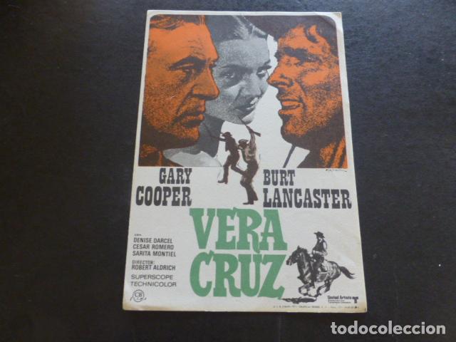 Cine: VERA CRUZ PROGRAMA DE MANO SIN PUBLICIDAD - Foto 1