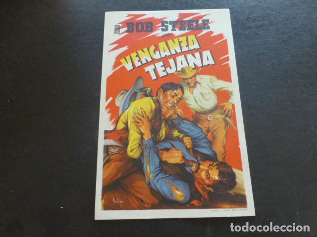 Cine: VENGANZA TEJANA PROGRAMA DE MANO SIN PUBLICIDAD - Foto 1