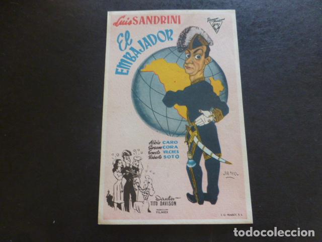 Cine: EL EMBAJADOR PROGRAMA DE MANO SIN PUBLICIDAD - Foto 1
