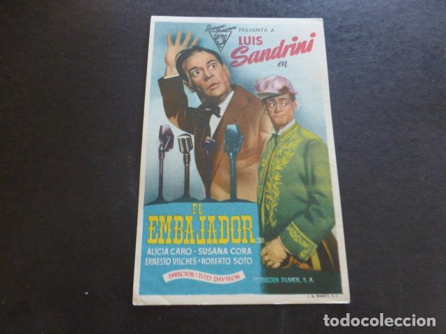 Cine: EL EMBAJADOR PROGRAMA DE MANO SIN PUBLICIDAD - Foto 1