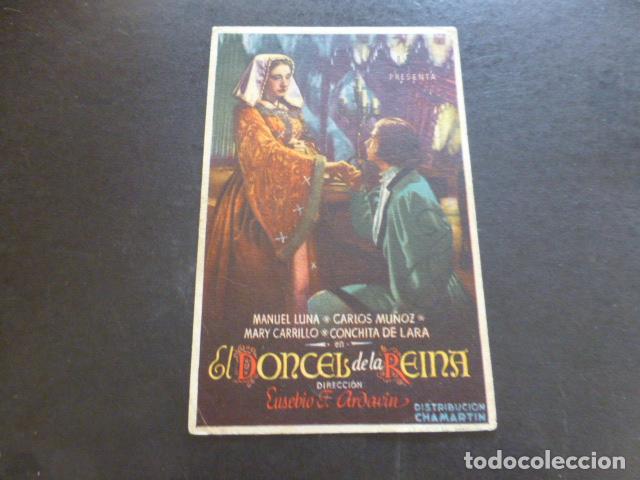 Cine: EL DONCE DE LA REINA PROGRAMA DE MANO SIN PUBLICIDAD - Foto 1
