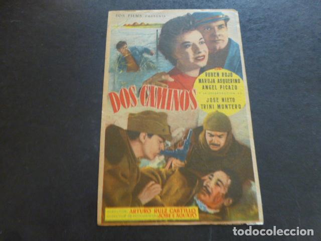 Cine: DOS CAMINOS PROGRAMA DE MANO SIN PUBLICIDAD - Foto 1