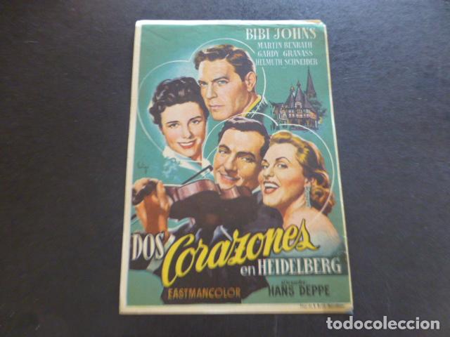Cine: DOS CORAZONES EN HEIDELBERG PROGRAMA DE MANO SIN PUBLICIDAD - Foto 1