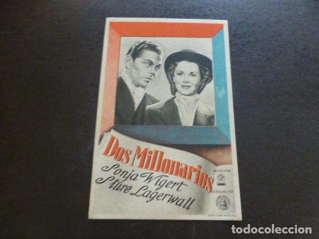 Cine: DOS MILLONARIOS PROGRAMA DE MANO SIN PUBLICIDAD - Foto 1